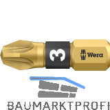 WERA Diamant-Bit-Einsatz 855/1BDC 1/4"sechskant PZ 3/25 mm Pozidriv