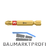 WERA Diamant-Bit-Einsatz 851/4BDC lang 1/4"sechskant PH 3/50 mm Phillips