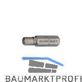 BOHRCRAFT Bit-Einsatz Code 6160 1/4"sechskant 3,0/25 mm Innensechskant