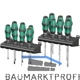WERA Schraubendreher-Satz Big Pack 300 Schlitz/Phillips/Pozidriv/Torx�14-tlg