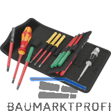 WERA VDE-Wechselklingen-Satz KK 16 Universal 1 PH/PZ/PZS/Torx�/Schlitz 16-teilig