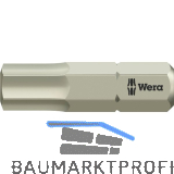 WERA Bit-Einsatz Edelstahl 3840/1TS 1/4"sechskant 6.0/25 mm Innensechskant
