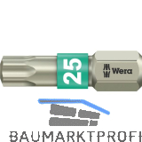 WERA Bit-Einsatz Edelstahl 3867/1TS 1/4"sechskant TX25/25 mm Torx�