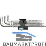 WERA Sechskant Stiftschl�ssel-Satz 3950/9 Hex-Plus Edelstahl Kugelkopf 1.5-10 mm