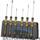WERA Elektronik-Schraubendreher-Satz 1578A/6 ESD Phillips/Schlitz 6-teilig
