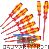 WERA Schraubendreher-Satz Kraftform Plus 160i/162i/167i/9 VDE 9-teilig