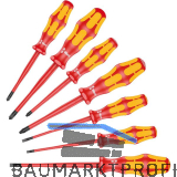 WERA Schraubendreher-Satz Kraftform Plus 160 iSS/7 VDE PH/PZ/Schlitz 7-teilig