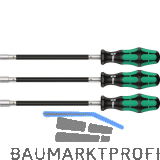 WERA Schlauchklemmen-Schraubendreher-Satz 391/3 Au�ensechskant 3-teilig