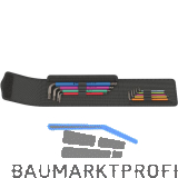 WERA Sechskant Stiftschl�ssel-Satz 950/9 Hex-Plus MC Imperial 1 9-teilig