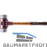 HALDER Schonhammer Temperguss Kopf � 40 mm Alu Hickory Stiel