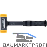 HALDER Schonhammer Secural Kopf 30 x 40 mm Polyurethan gelb Gummigriff