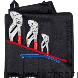 KNIPEX Zangenschl�ssel-Set 001955S7 3-teilig in Rolltasche, SW 27-68 mm