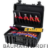 KNIPEX Werkzeugkoffer Robust23-Start Elektro 002134HLS2, 470x190x370mm 24-teilig