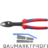 KNIPEX Frontgreifzange TwinGrip 8202, 2K-Griff, schwarz, 250 mm