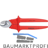 KNIPEX Kabelschere VDE 9506 f�r Kabel 16 mm/50 mm�, KS-Griff isoliert, L=230 mm