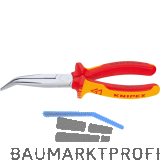 KNIPEX VDE-Langschnabelzange DIN 5745 gebogen L�nge 200 mm