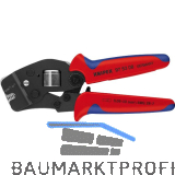 KNIPEX Crimpzange selbsteinstellend Fronteinf�hrung 0,08-10 mm�, L=190 mm