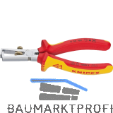 KNIPEX Abisolierzange VDE 1106, f�r Kabel 0,5 mm, 10 mm�, AWG 7, L=160 mm