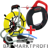 RUNPOTEC Kabeleinziehger�t Set RUNPO5 + Glasfaserstab 60m