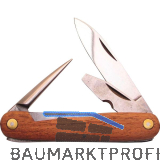 Kabelmesser klappbar dreiteilig Klinge, Schaber und Schraubendreher