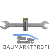 Sanit�r-Schraubenschl�ssel mit Gewinde M10 Schl�sselweite 17x19 mm