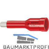 KNIPEX Steckschl�ssel-Einsatz isoliert 9839, 3/8" f�r Innensechskant, SW 6 mm