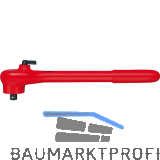 KNIPEX Umschaltknarre isoliert 9841 mit Vierkant 1/2", links/rechts umschaltbar