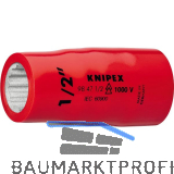 KNIPEX Steckschl�ssel-Einsatz isoliert 9847, 1/2" mit 12-kant, SW 7/8"