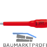 KNIPEX Steckschl�ssel-Einsatz isoliert 9829, 3/8" f�r TX27, L�nge 123 mm