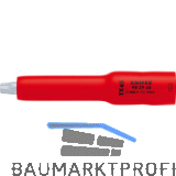 KNIPEX Steckschl�ssel-Einsatz isoliert 9829, 3/8" f�r TX45, L�nge 117 mm