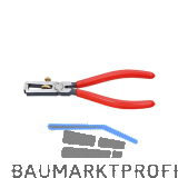 KNIPEX Abisolierzange 1101, f�r Kabel 0,5 mm, 10 mm�, AWG 7, L=160 mm, schwarz