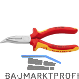 KNIPEX VDE-Langschnabelzange DIN 5745 gebogen L�nge 160 mm