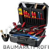 KNIPEX Sanit�r-Werkzeugkoffer BIG Basic-Move 002106HKS, 31-teilig, ABS schwarz