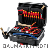 KNIPEX Elektro-Werkzeugkoffer BIG Basic-Move 002106HLS, 24-teilig, ABS schwarz