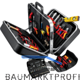 KNIPEX Elektro-Werkzeugkoffer BIG Twin 002142, 63-teilig, ABS-Kunststoff schwarz
