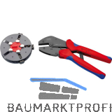 KNIPEX Crimpzange Multicrimp mit 3 Eins�tzen L�nge 250 mm