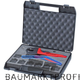 KNIPEX Crimp-Systemzange 9743200 im Kunststoffkoffer, 2K-Griff, L=200 mm