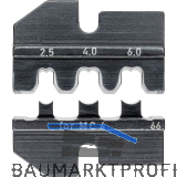 KNIPEX Crimpeinsatz 974966, Solar-Steckverbinder MC 4 (Multi-Contact) 2,5-6 mm�
