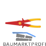 KNIPEX Flachrundzange Kunststoff Vollisoliert L�nge 220 mm
