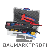 KNIPEX Crimpsortiment Kabelverbinder im Systainer + Crimpzange + Abisolierzange