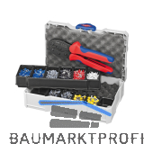 KNIPEX Crimpsortiment Aderendh�lsen im Systainer + Crimpzange PreciForce
