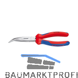 KNIPEX Flachrundzange mit Schneide DIN 5745 gebogen L�nge 200 mm