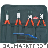 KNIPEX Sicherungsringzangen-Set in Rolltasche 4-teilig