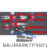 KNIPEX Zangen-Set "Basic" 4-teilig 002001V15 in Schaumstoffeinlage