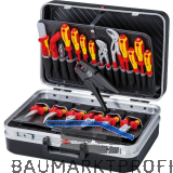 KNIPEX Elektro-Werkzeugkoffer 002120, 20-teilig, ABS-Kunststoff schwarz