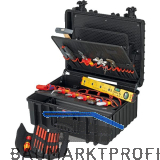 KNIPEX Elektro-Werkzeugkoffer Robust34 002136, 26-teilig, Kunststoff schwarz