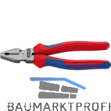KNIPEX Kraft-Kombizange, poliert, 2-K Griffe 180 mm