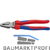 KNIPEX Kraft-Kombizange, poliert, 2-K Griffe 225 mm