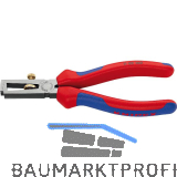 KNIPEX Abisolierzange 1102, f�r Kabel 0,5 mm, 10 mm�, AWG 7, L=160 mm