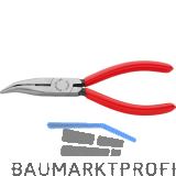 KNIPEX Flachrundzange mit Schneide, gebogen 160 mm